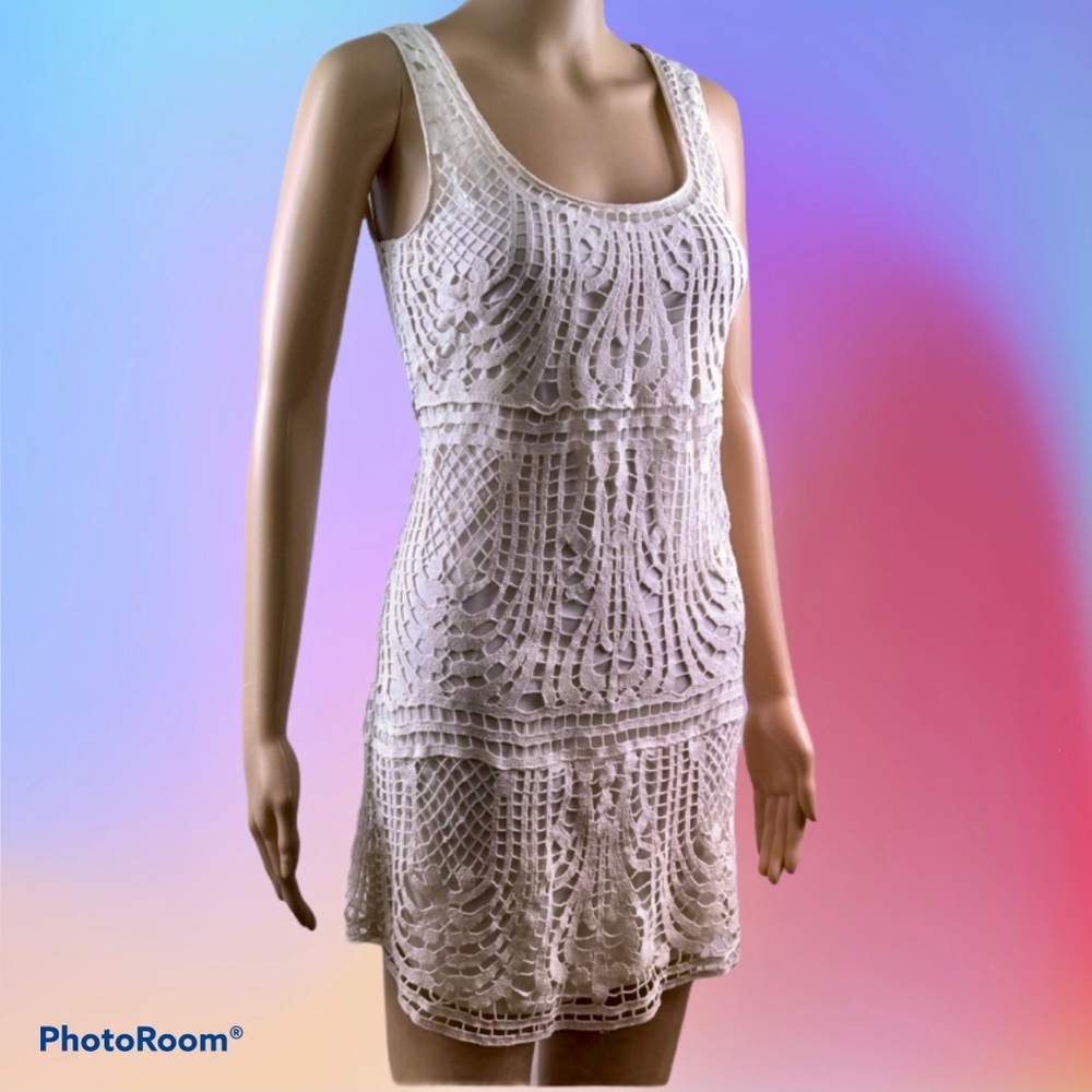 Staring at stars cream lace dress